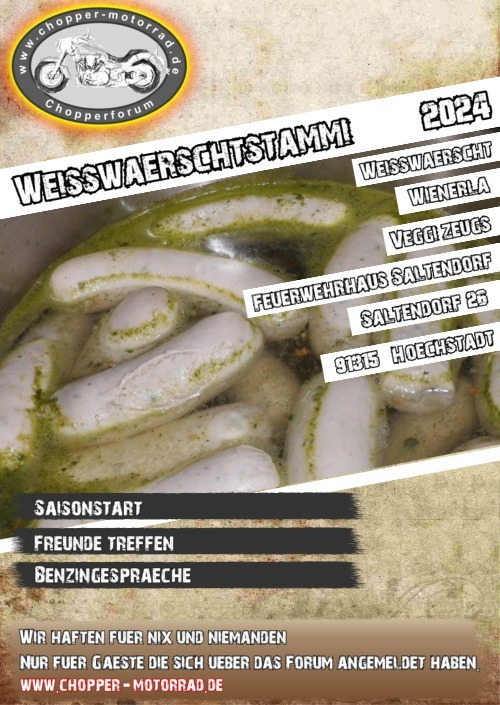 Weißwärscht Stammtisch 2024