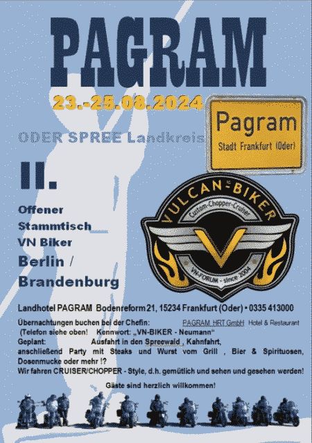 2.Offener Stammtisch Berlin/Brandenburg  VN-Biker